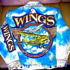 Alamo Vintage Jacket -  Wings - Collectors Piece -  Rare $1250 - Brand New